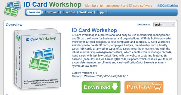 ID card software