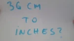 36cm in Inches – Convert Centimeters to Inches Quickly
