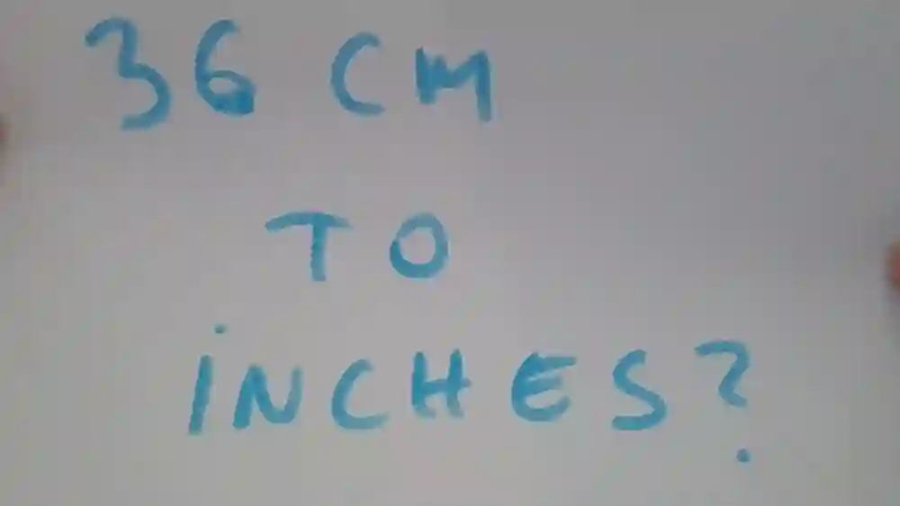 36cm in Inches – Convert Centimeters to Inches Quickly
